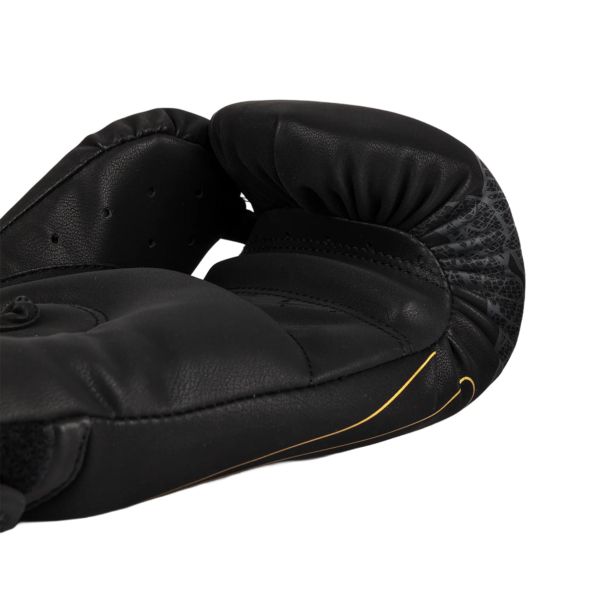 Venum Serpenti Boxing Gloves - Black/Silver/Gold