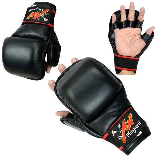 MMA Sparring Shooto All Leather Glove - 7oz