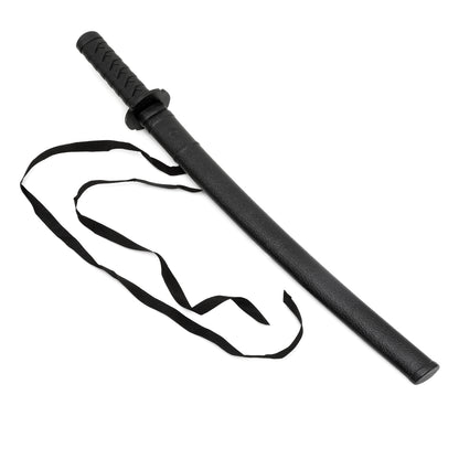 Black Polypropylene Wakizashi ( Shoto ) W/ Scabbard