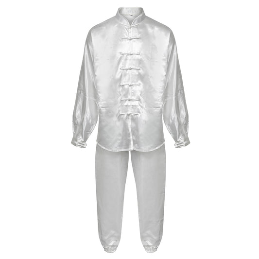 Tai Chi / Kung Fu Silk Uniform - White