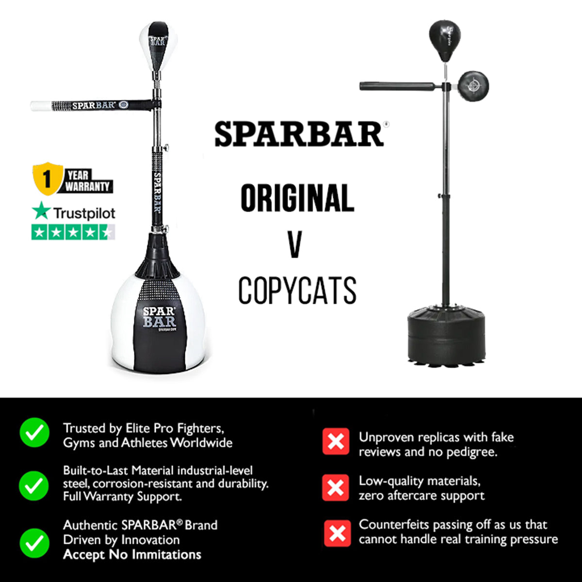 SPARBAR® PRO 7.0 - CLASSIC EDITION - White/Black