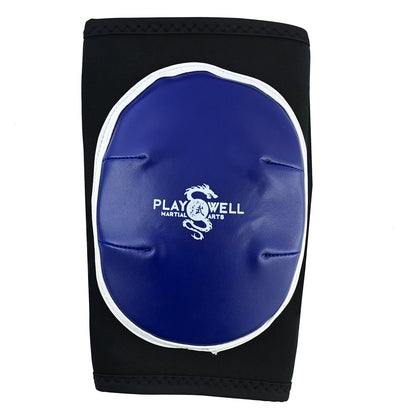 MMA /Muay Thai Full Contact Sparring Elbow pads - Black/Blue