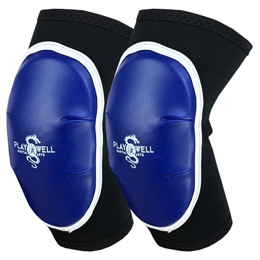 MMA /Muay Thai Full Contact Sparring Elbow pads - Black/Blue