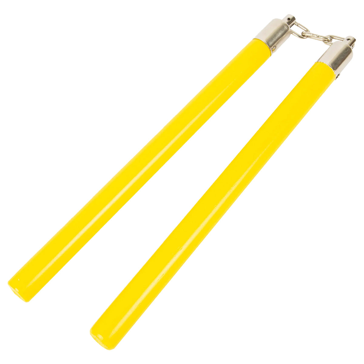 Competition Wooden Speed Nunchucks Chain 11" - Yellow