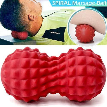 Playwell Home massage Kits - Spiral Massage Ball red