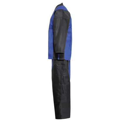 Elite Splice V-Neck Team Uniform - Black/Blue