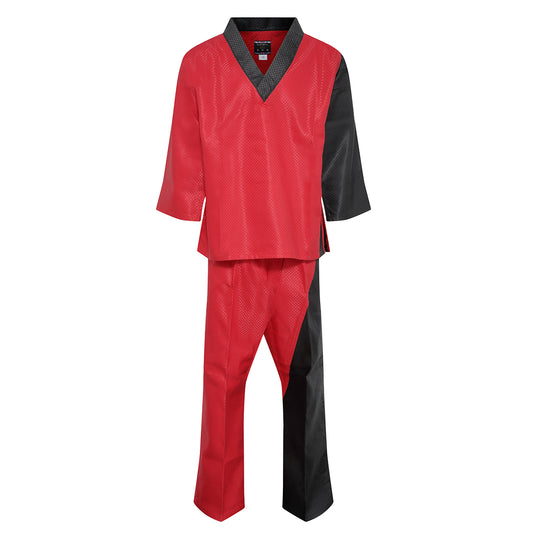 Elite Splice V-Neck Team Uniform - Red/Black