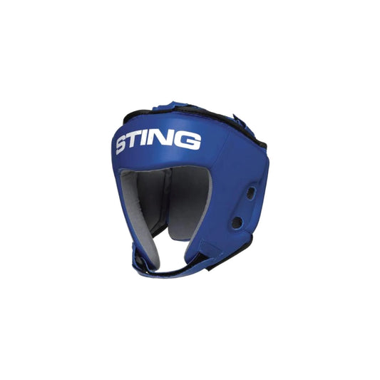 Sting Competition Approved Boxing Open Face Head Guard 2:0 Blue