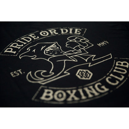 Pride or Die MMA Black Boxing Club T Shirt