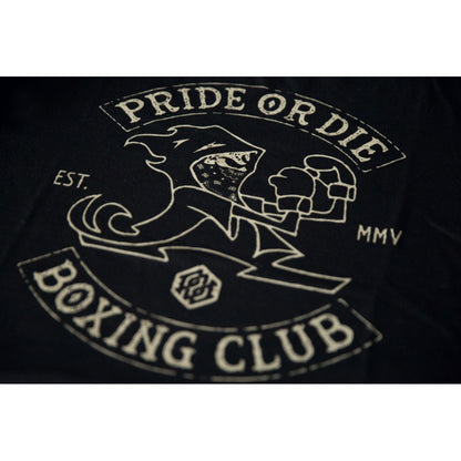 Pride or Die MMA Black Boxing Club T Shirt