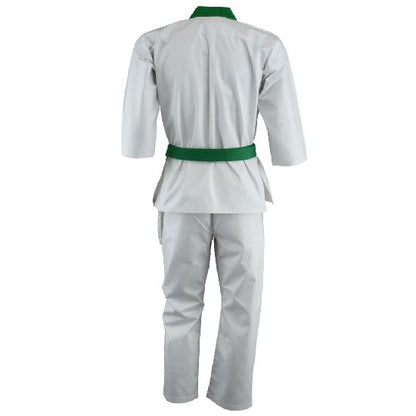Tang Soo Do 9oz Uniform  - Green Trim