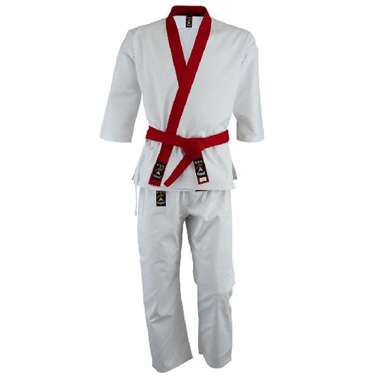 Tang Soo Do 9oz Uniform  - Red Trim