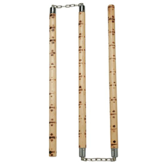 Three Sectional Staff Rattan Tiger Pattern