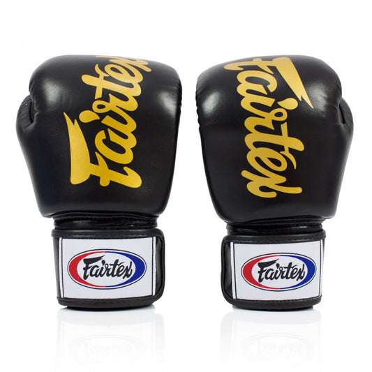 Fairtex BGV19 Deluxe Tight Fit Sparring Gloves - Black