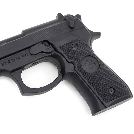Realistic TP Rubber Hand Gun : Black - E416