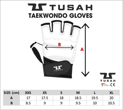 Tusah WT Taekwondo Competition Approved Sparring Gloves