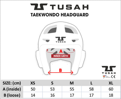 Tusah WT Taekwondo Competition Approved Head Guard