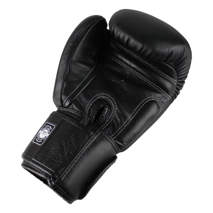 Twins BGVL3 Leather Boxing Gloves - Black