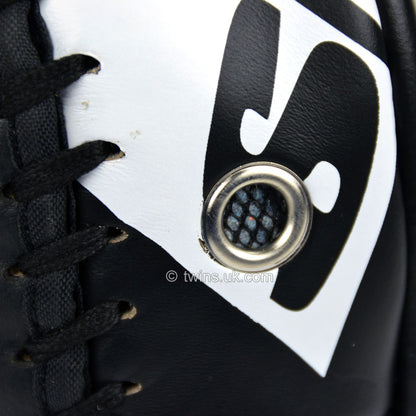 Twins KPL10 Curved Leather Thai Kick Pads - Black