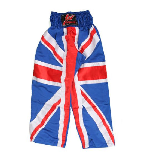 UK Flag Full Contact Kickboxing trousers