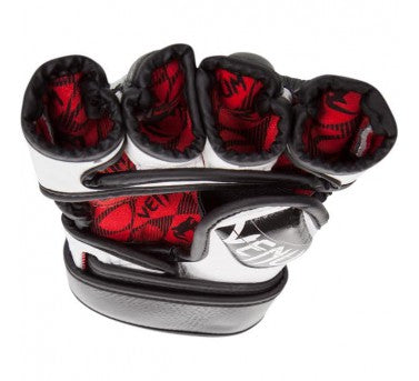 قفازات فينوم إم إم إيه الجلدية السوداء القتالية التي لا تقبل المساومة - 4 أونصة