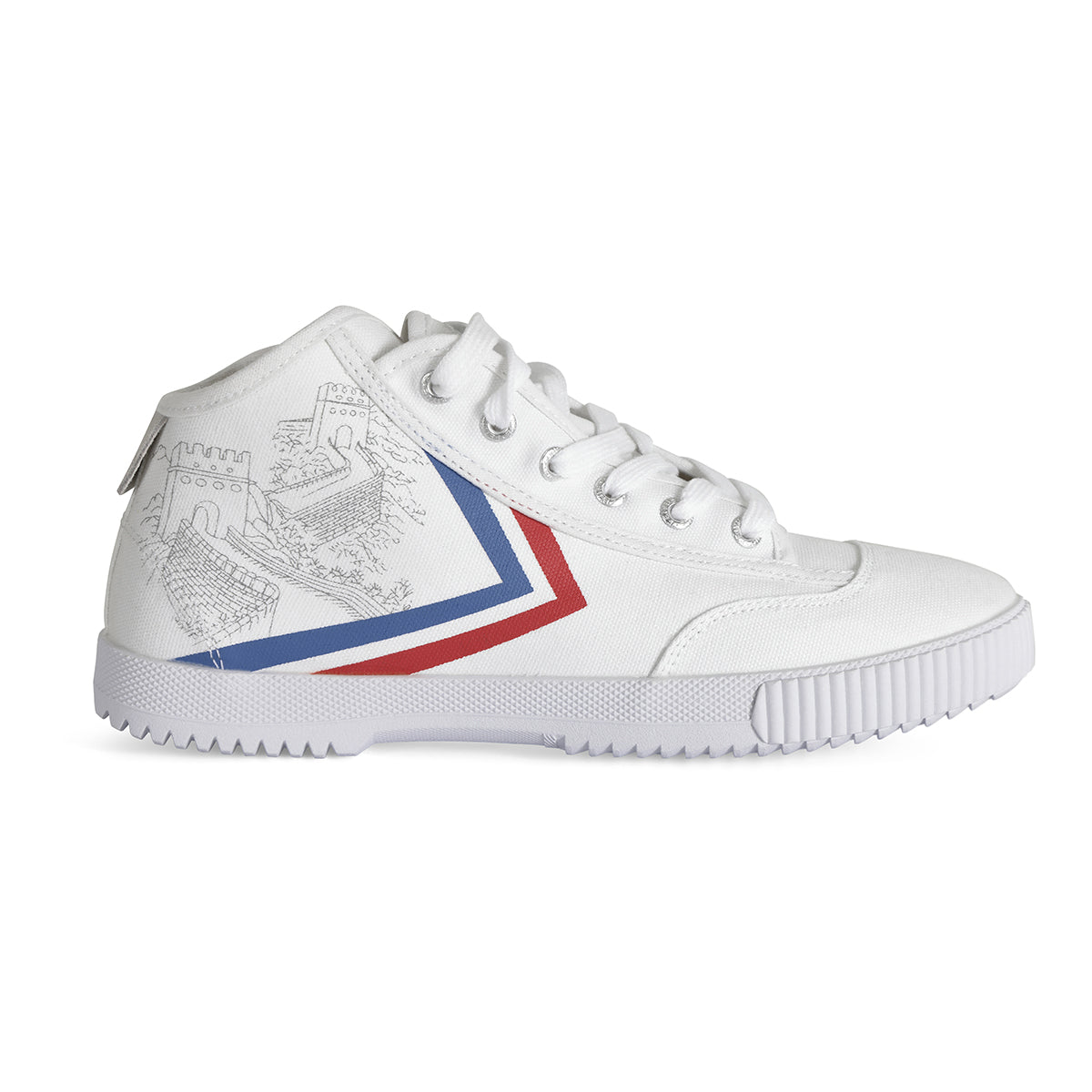 High Top Feiyue Vintage Wushu Training Shoes : White