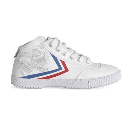 High Top Feiyue Vintage Wushu Training Shoes : White