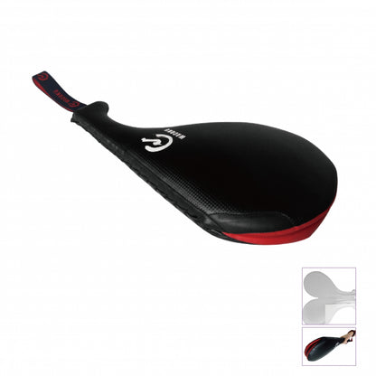 Wacoku Elite Black/ Red Vinyl Kick Paddle - Double