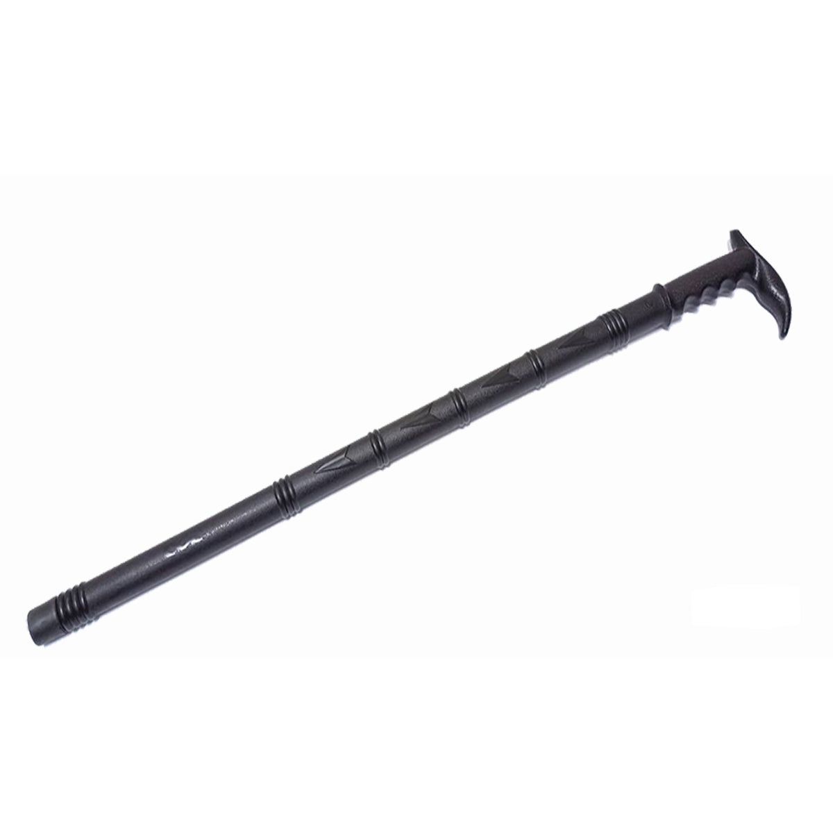 Black Polypropylene Full Contact Walking Cane V1