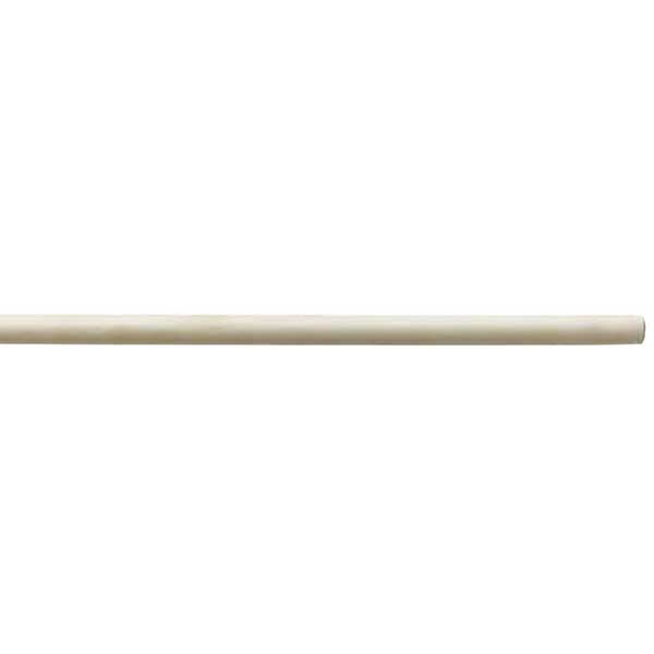 Bo Staff White Wax:  Straight  ( 6FT )