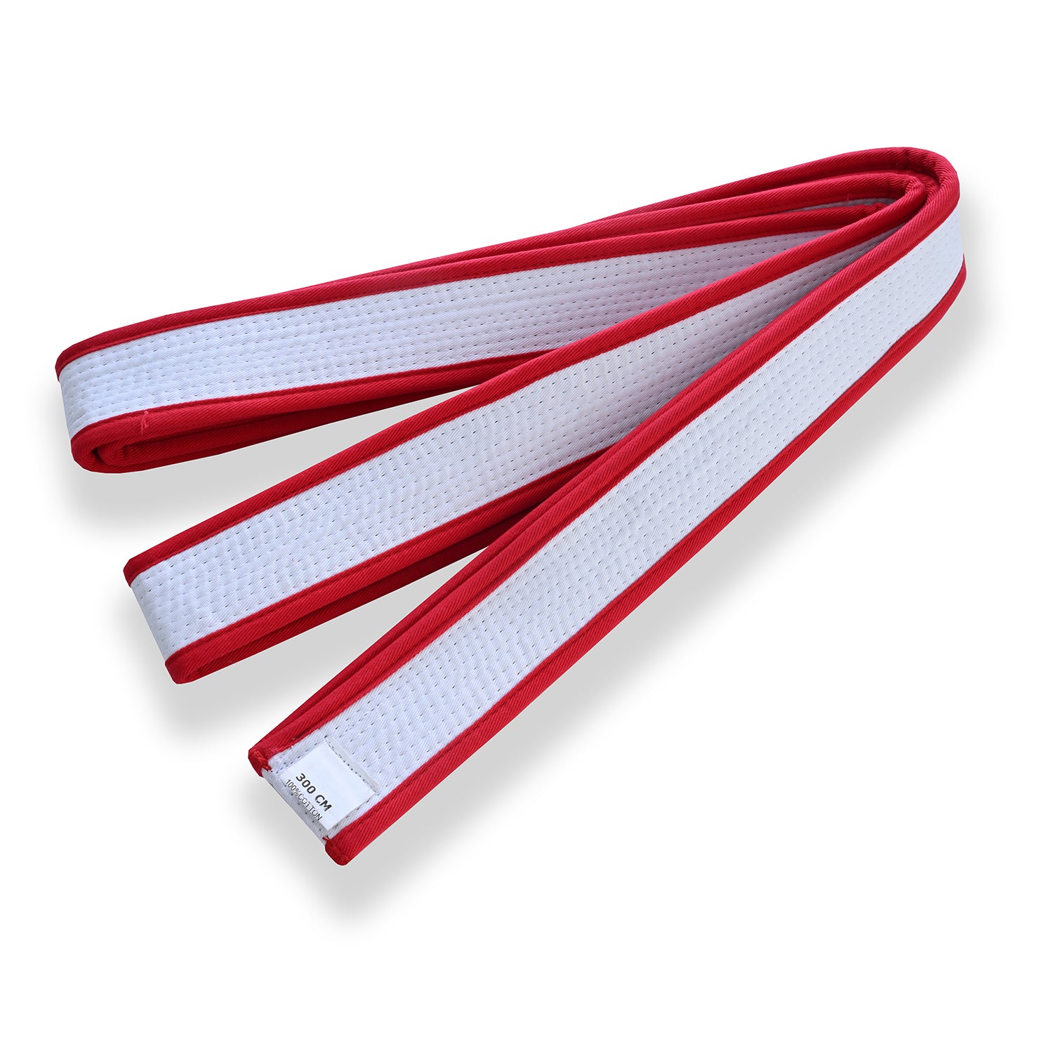 Deluxe Master/Instructor Proffesional White Belt With Red Trim