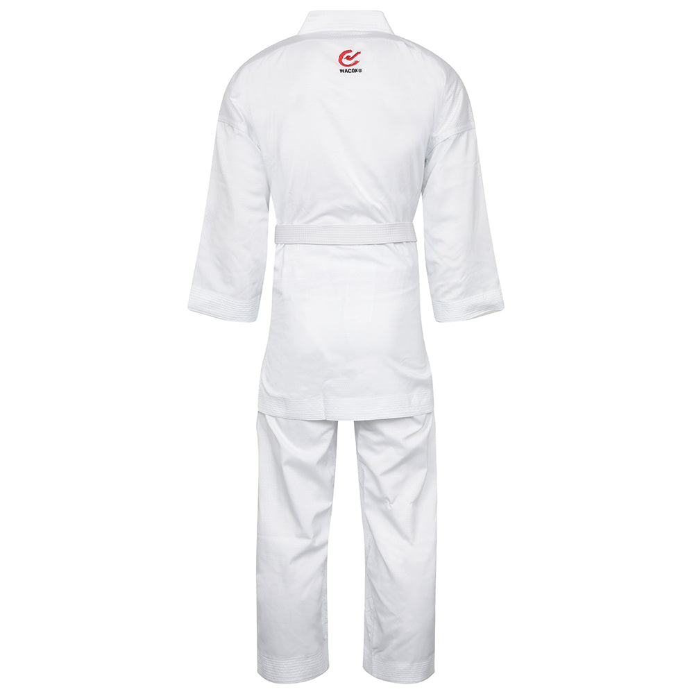 Wacoku WKF Approved Karate Ultra Light Weight Kumite Suit - 6oz