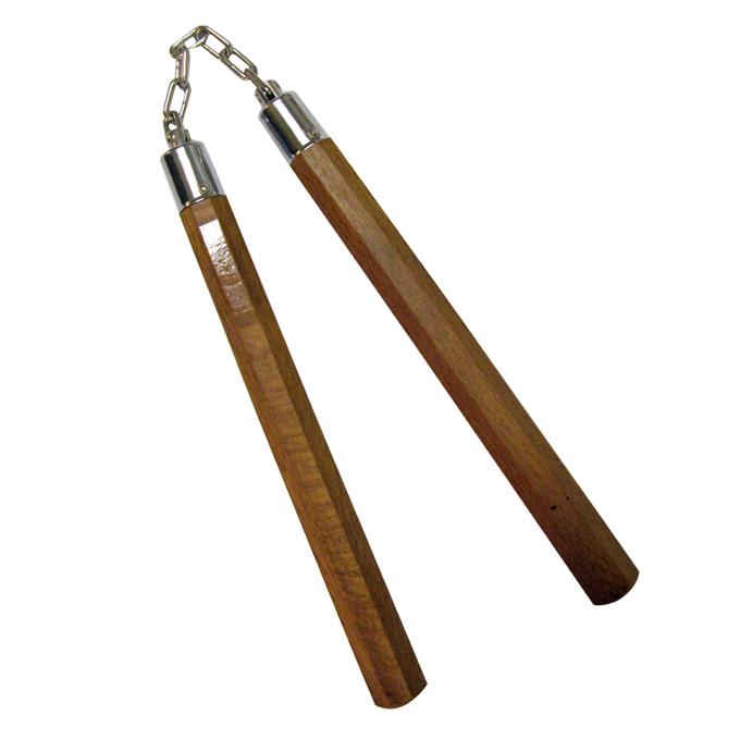 NR-041: Nunchaku Octagonal Red Wood with BB