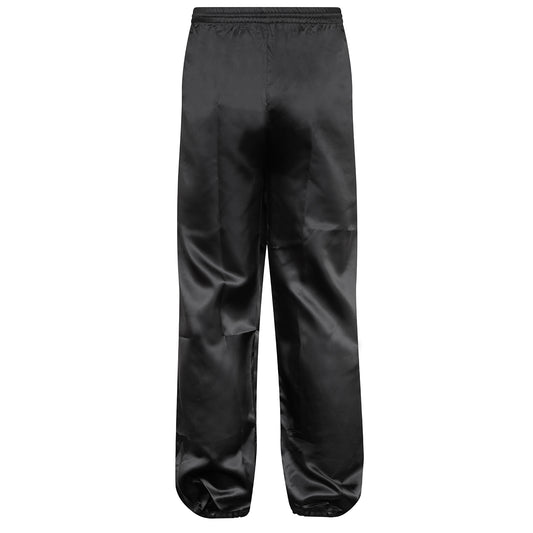 Wushu Black Silk Trousers