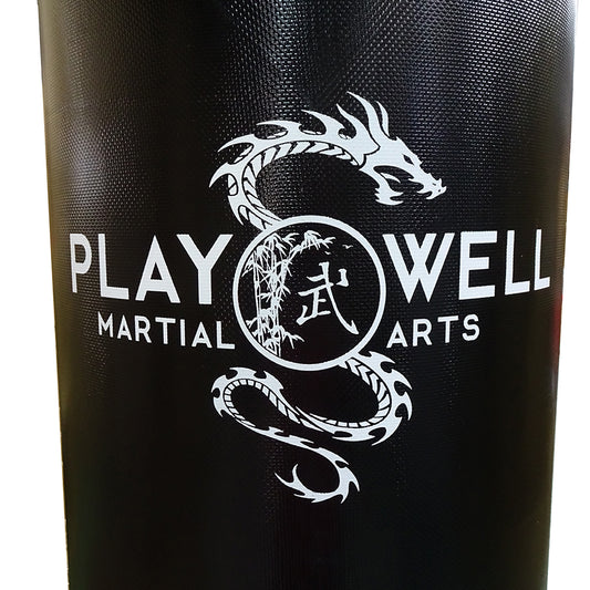 Playwell XXL 6FT Freestanding Punch Bag Black