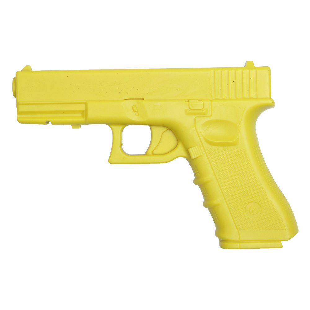 Realistic TP Rubber Hand Gun Glock W/ Trigger - Yellow