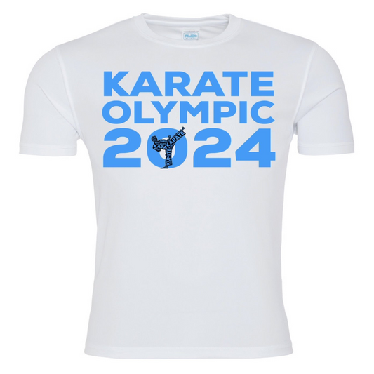 Karate Olympic 2024 T Shirt - Blue