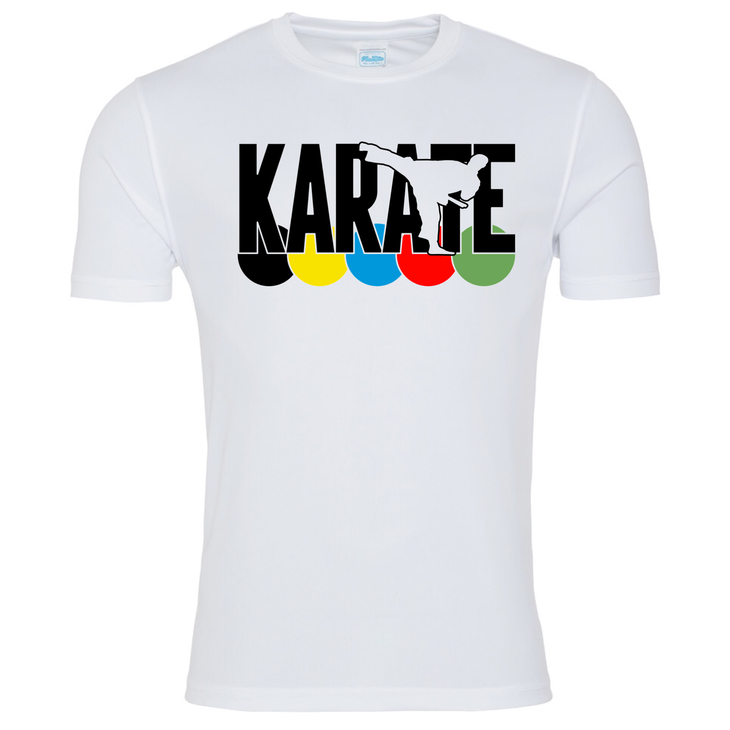 Karate WKF Colours T Shirt - White