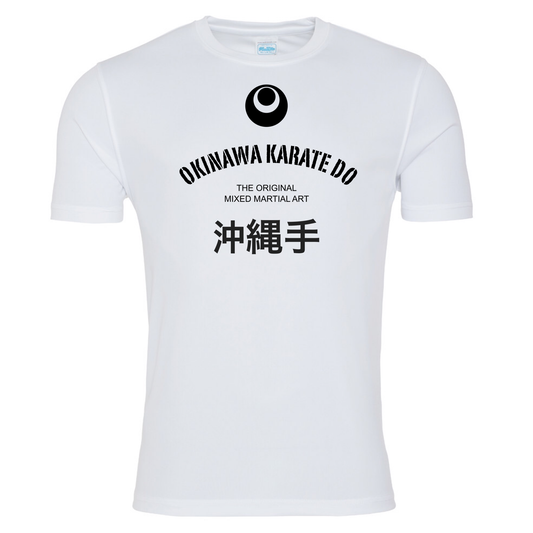 Okinawa Karate Do T Shirt - White